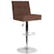 Flash Furniture Chair, Ravello, Adj Barstool, Brown Fabric DS-8411-BRN-F-GG - alternate 1