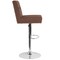 Flash Furniture Chair, Ravello, Adj Barstool, Brown Fabric DS-8411-BRN-F-GG - alternate 2