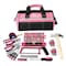 Apollo Tools 201 Piece Household Tool Kit in a Soft-Sided Tool Bag- Pink DT0020P - alternate 1