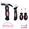 Apollo Tools Four Piece Stubby Set - Pink DT0240P - alternate 3