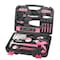Apollo Tools 135 Piece Household Tool Kit - Pink DT0773N1 - alternate 1