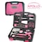 Apollo Tools 135 Piece Household Tool Kit - Pink DT0773N1 - alternate 2