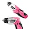 Apollo Tools 3.6V Lithium-Ion Rechargeable Screwdriver with 45 Piece Accessory Set- Pink DT4944P - alternate 8