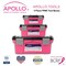 Apollo Tools 3 Piece Tool Box - Pink DT5005P - alternate 5