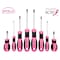 Apollo Tools Screwdriver Set, Pink, 8 Pieces DT5018P - alternate 6
