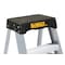 Dewalt Step Stand, 2 Steps, 300 lb Load Capacity, 26 5/8 in Overall Height, Aluminum, Silver DXL2010-02 - alternate 2