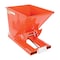 Vestil Heavy Duty Self-Dump Hopper .50 Cubic Yard 6000 lb Orange D-50-HD-ORG-C - alternate 1