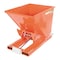 Vestil Heavy Duty Self-Dump Hopper .50 Cubic Yard 6000 lb Orange D-50-HD-ORG-C - alternate 4