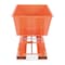 Vestil Light Duty Self-Dump Hopper .50 Cubic Yard 2000 lb Orange D-50-LD-ORG-C - alternate 10