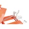 Vestil Medium Duty Self-Dump Hopper .50 Cubic Yard 4000 lb Orange D-50-MD-ORG-C - alternate 7