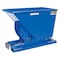 Vestil Light Duty Self-Dump Hopper .75 Cubic Yard 2000 lb Blue D-75-LD - alternate 2