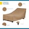 Duck Covers Essential Latte Patio Chaise Lounge Cover, 66"x28"x29" ECE662829 - alternate 4