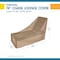Duck Covers Essential Latte Patio Chaise Lounge Cover, 74"x34"x32" ECE743432 - alternate 2