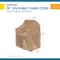 Duck Covers Essential Latte Patio Stackable Chair Cover, Essent, 30"x28" ECH283049 - alternate 6