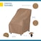 Duck Covers Essential Tan Patio High Back Chair Cover, 26"x33"x35" ECH283535 - alternate 3