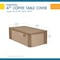 Duck Covers Essential Tan Patio Rectangular Coffee Table Cover, 26"x47" ECT492618 - alternate 5