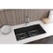 Elkay Sink, 33x19x10", Undr, Blk ELGDULB3322BK0 - alternate 2