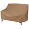 Duck Covers Essential Latte Patio Loveseat Cover, 54" x 37" x 35" ELV543735 - alternate 1