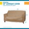 Duck Covers Essential Latte Patio Loveseat Cover, 54" x 37" x 35" ELV543735 - alternate 8