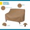 Duck Covers Essential Latte Patio Loveseat Cover, 62" x 38"x 35" ELV623835 - alternate 3