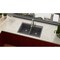 Elkay Quartz Luxe 33x22x9-1/2", T-Mnt, Charcoal, Drop-In Mount, Pre-scored for up to 4 Hole, Charcoal ELX250RCH0 - alternate 2