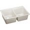 Elkay Quartz Luxe 33"x22"x9-1/2", T-Mnt, Ricotta, Drop-In Mount, Pre-scored for up to 4 Hole, Ricotta ELX250RRT0 - alternate 3