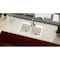 Elkay Quartz Luxe 33"x22"x9-1/2", T-Mnt, Ricotta, Drop-In Mount, Pre-scored for up to 4 Hole, Ricotta ELX250RRT0 - alternate 2