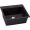 Elkay Sink, Drop-In Mount, Pre-scored for up to 5 Hole, 22.319" x 16.409", Caviar ELX2522CA0 - alternate 5