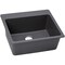 Elkay Sink, Drop-In Mount, Pre-scored for up to 5 Hole, 22.319" x 16.409", Charcoal ELX2522CH0 - alternate 7
