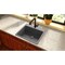 Elkay Sink, Drop-In Mount, Pre-scored for up to 5 Hole, 22.319" x 16.409", Charcoal ELX2522CH0 - alternate 6