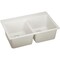 Elkay Quartz Luxe 33"x22"x9-1/2", T-Mnt, Ricotta, Drop-In Mount, Pre-scored for up to 5 Hole, Ricotta ELX3322RT0 - alternate 4