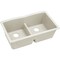 Elkay Sink, Undermount Mount, 0 Hole, Left Bowl 15.17" x 16.771", Right Bowl 15.17" x 16.771", Ricotta ELXDULB3322RT0 - alternate 3