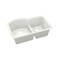 Elkay Sink, Undermount Mount, 0 Hole, Left Bowl 17.217" x 19.34", Right Bowl 13.123" x 16.635", Parchment ELXHU3322RPA0 - alternate 5