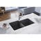 Elkay Sink, Undermount Mount, 0 Hole, Left Bowl 14.16" x 18.161", Right Bowl 14.347" x 16.161", Charcoal ELXU250RCH0 - alternate 2