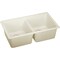 Elkay Sink, Undermount Mount, 0 Hole, Left Bowl 14.254" x 16.409", Right Bowl 14.254" x 16.409" ELXU3322PA0 - alternate 3