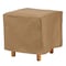 Duck Covers Essential Tan Patio Square Ottoman/Side Table Cover, 22"x22"x18" EOT222218 - alternate 1