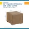 Duck Covers Essential Latte Patio Square Ottoman Cover, 32"x32"x18" EOT323218 - alternate 5