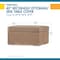 Duck Covers Essential Latte Patio Rectangle Ottoman Cover, 40"x38"x18" EOT403818 - alternate 5