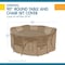 Duck Covers Essential Latte Patio Round Table Set Cover, 90"x29" ETR09090 - alternate 2