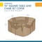 Duck Covers Essential Latte Patio Square Table Set Cover, 76"x76"x32" ETS07676 - alternate 2