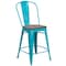 Flash Furniture Metal Counter Stool, 24", Teal ET-3534-24-CB-WD-GG - alternate 2