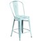 Flash Furniture Distressed Gn-Blue Metal Stool ET-3534-24-DB-GG - alternate 5
