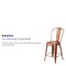 Flash Furniture Coppr Metal Outdoor Stool, 24" ET-3534-24-POC-GG - alternate 6