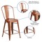 Flash Furniture Coppr Metal Outdoor Stool, 24" ET-3534-24-POC-GG - alternate 4