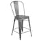 Flash Furniture Distressed Silver Stool, 24H ET-3534-24-SIL-GG - alternate 10