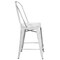 Flash Furniture Distressed White Metal Stool ET-3534-24-WH-GG - alternate 9