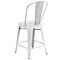 Flash Furniture Distressed White Metal Stool ET-3534-24-WH-GG - alternate 8