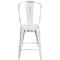 Flash Furniture Distressed White Metal Stool ET-3534-24-WH-GG - alternate 10