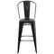 Flash Furniture Distressed Black Metal Stool, Seat Height Range: 30" ET-3534-30-BK-GG - alternate 10