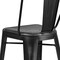 Flash Furniture Distressed Black Metal Stool, Seat Height Range: 30" ET-3534-30-BK-GG - alternate 3